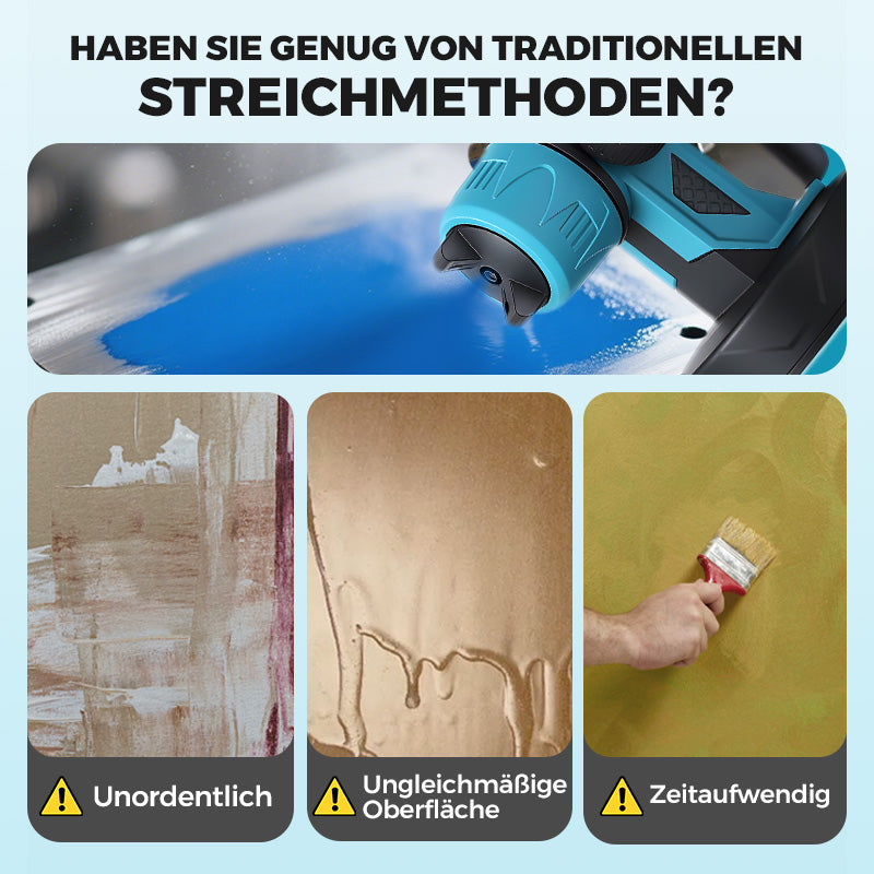 🔥🔥 50 % Rabatt + Gratisversand! 💥 🎨 Kabelloses elektrisches Farbspritzgerät – Schnell, sauber und effizient