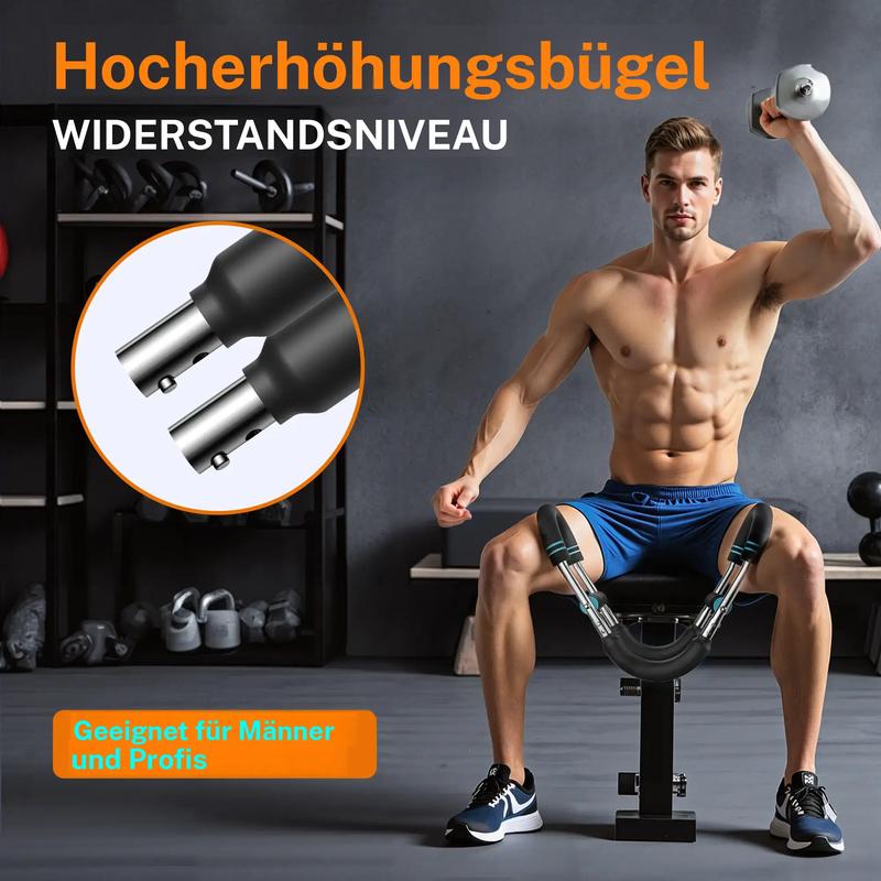 ✨🔥Einstellbare Gewichtsstange für Armtrainer, Arm und Rumpfkrafttrainingsgeräte, tragbares Trainingsgerät für Home Gym und Fitness💪