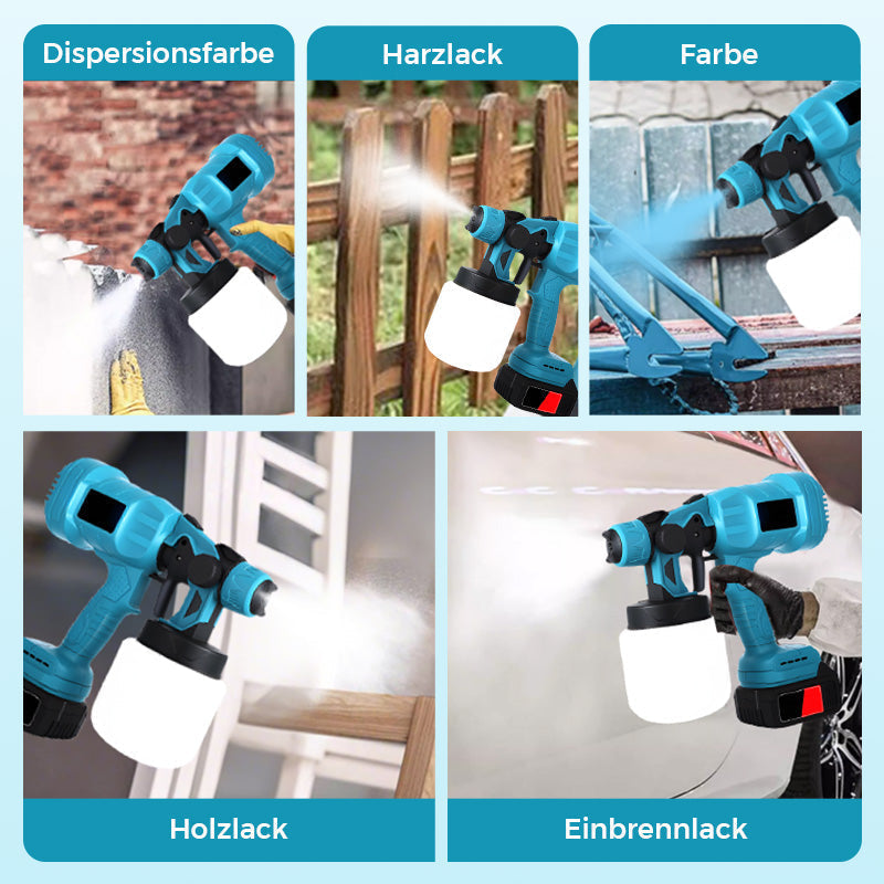 🔥🔥 50 % Rabatt + Gratisversand! 💥 🎨 Kabelloses elektrisches Farbspritzgerät – Schnell, sauber und effizient