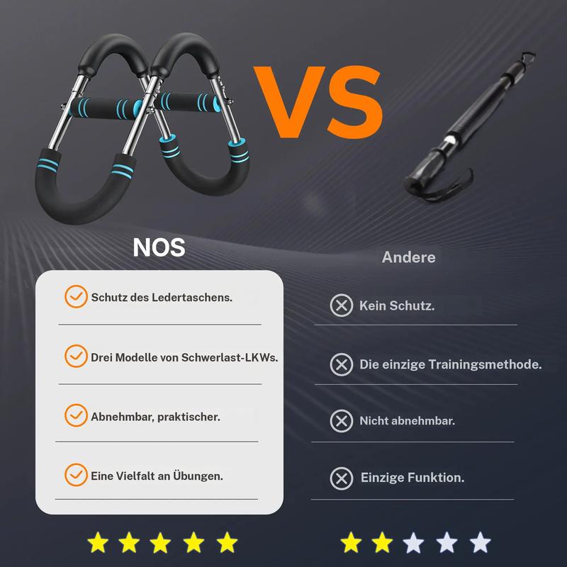 ✨🔥Einstellbare Gewichtsstange für Armtrainer, Arm und Rumpfkrafttrainingsgeräte, tragbares Trainingsgerät für Home Gym und Fitness💪