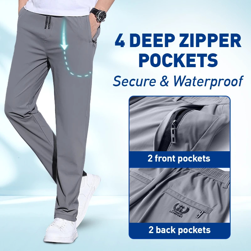 Atmungsaktive und bequeme Herren-Stretch-Freizeithose