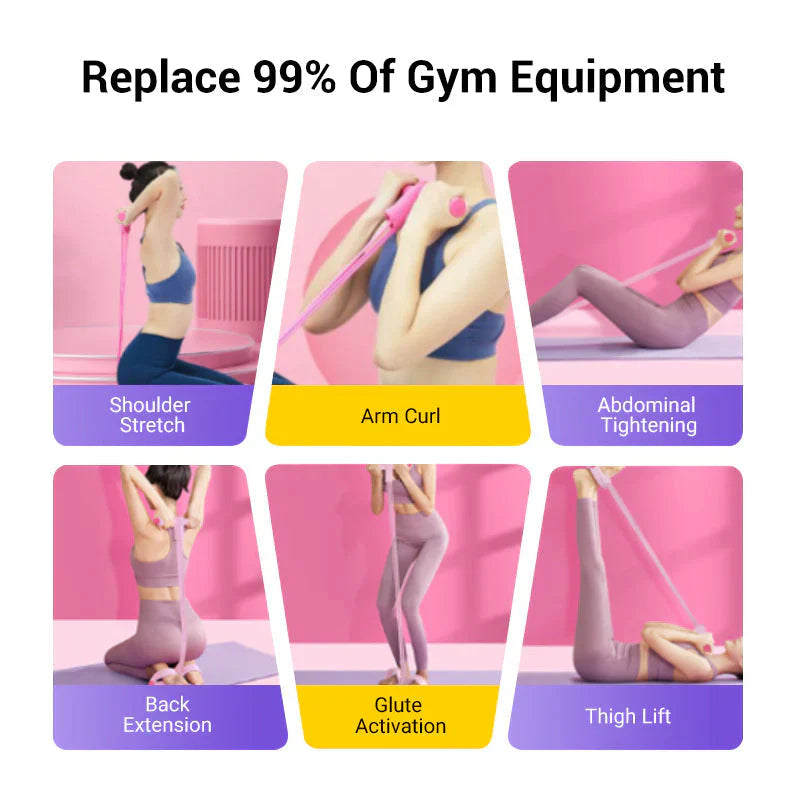 💪🏋️‍♀️ Multifunktionales Widerstandsband mit Fußpedal – Bauchmuskeltrainer, Beinübungen & Home-Fitness 🦵🔥 Jetzt stärker werden, Ganzkörper-Workout ohne Geräte – effizient, kompakt, deutschlandweit versandkostenfrei!