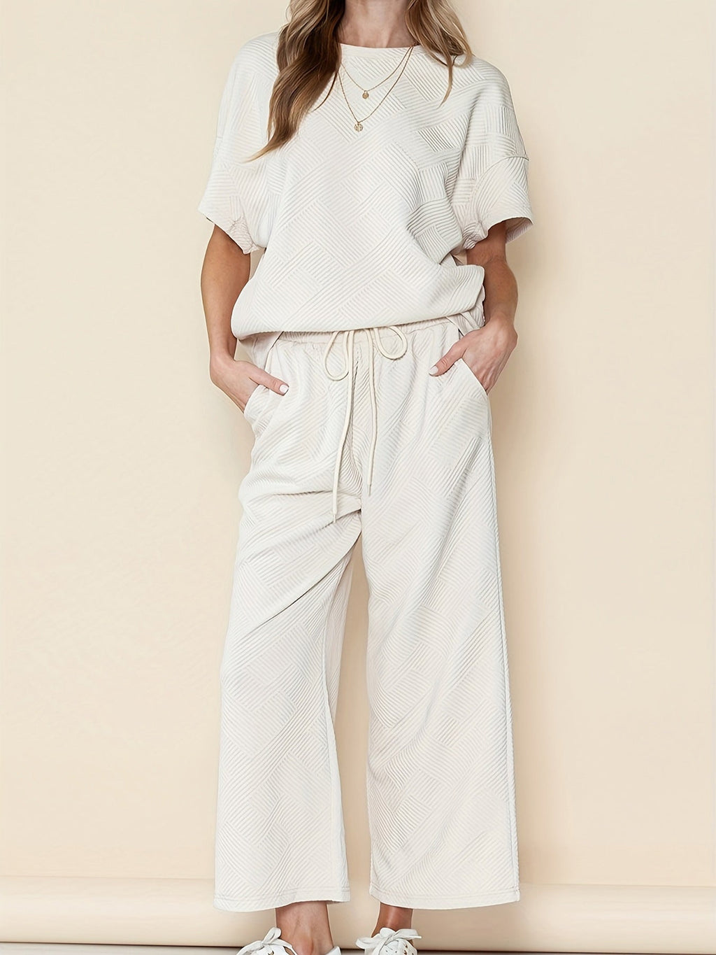 🌷Frühling/Sommer Bestseller 🍃Begrenzte Zeit 49% Rabatt💥Damen Sommer 2-teiliger Hausanzug✨