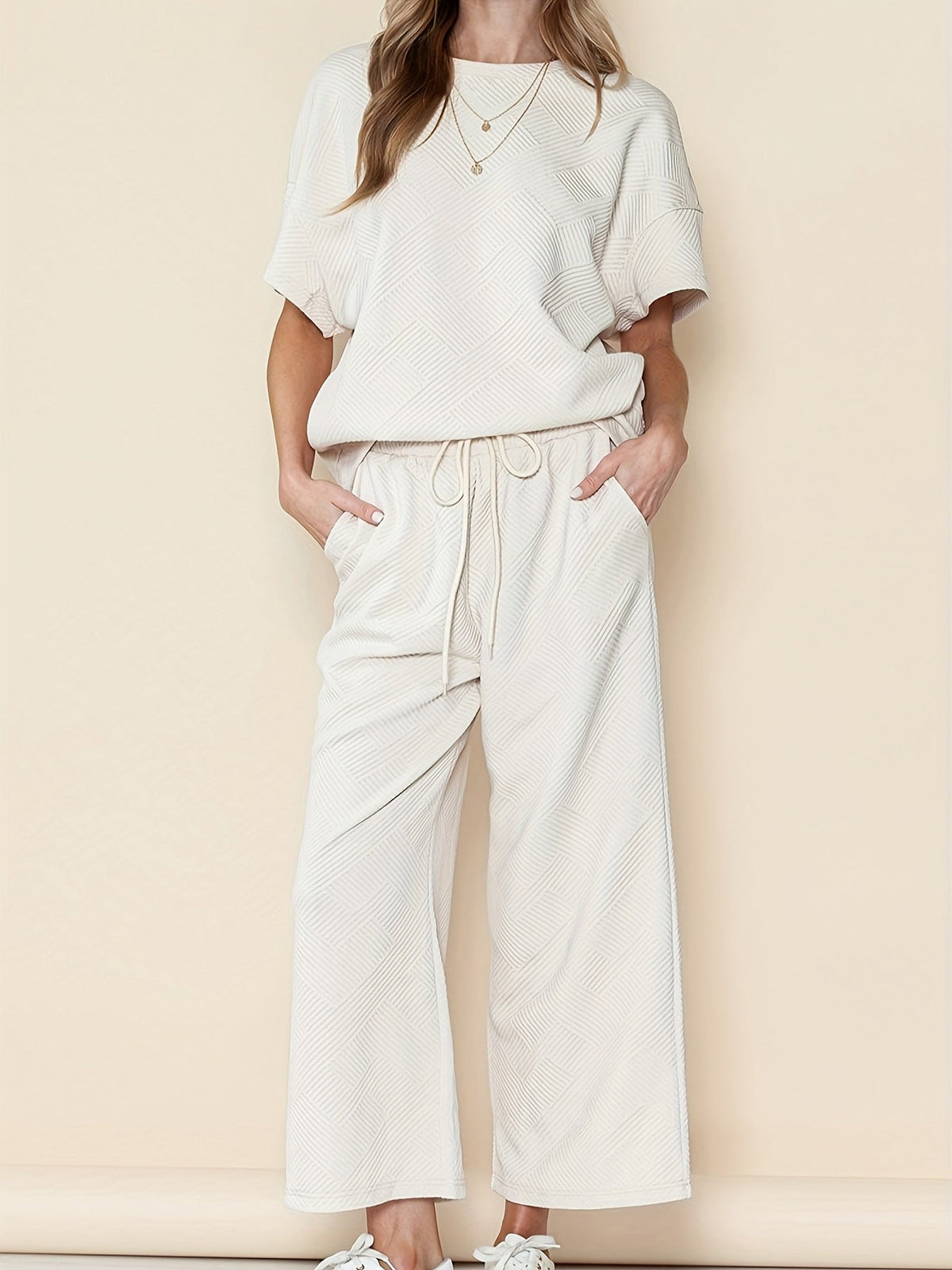 🌷Frühling/Sommer Bestseller 🍃Begrenzte Zeit 49% Rabatt💥Damen Sommer 2-teiliger Hausanzug✨