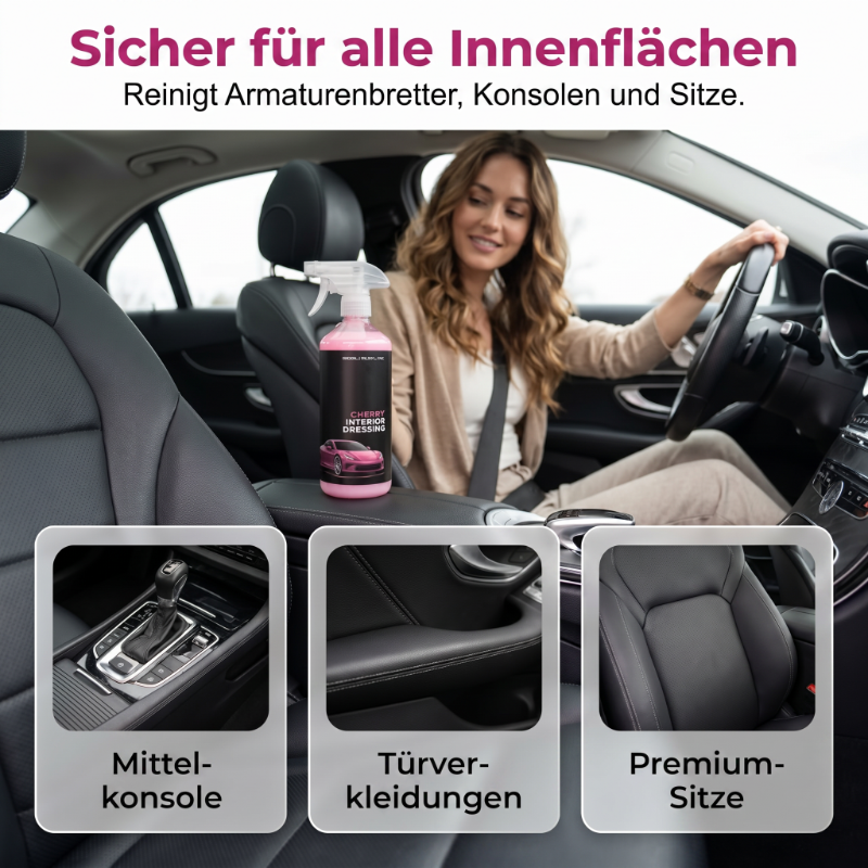 Mehrflächen-Reinigungsspray für den Autoinnenraum