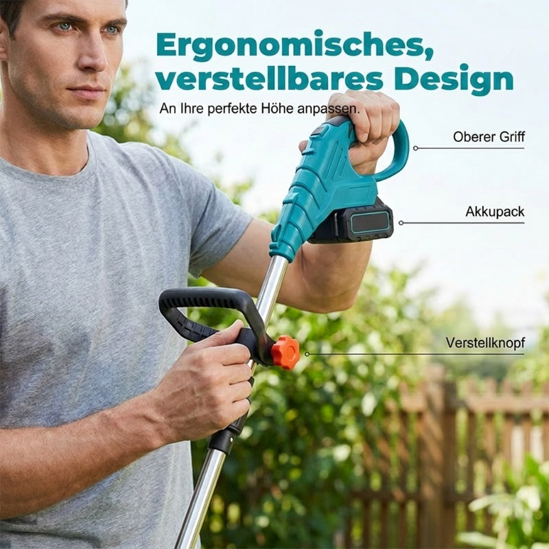🌿50 % RABATT⚡ Akku-Motorhacke | Leistungsstarke Bodenlockerung · Verstellbarer Teleskopstiel · Lange Akkulaufzeit · Robuste Messer · Einfaches Gärtnern
