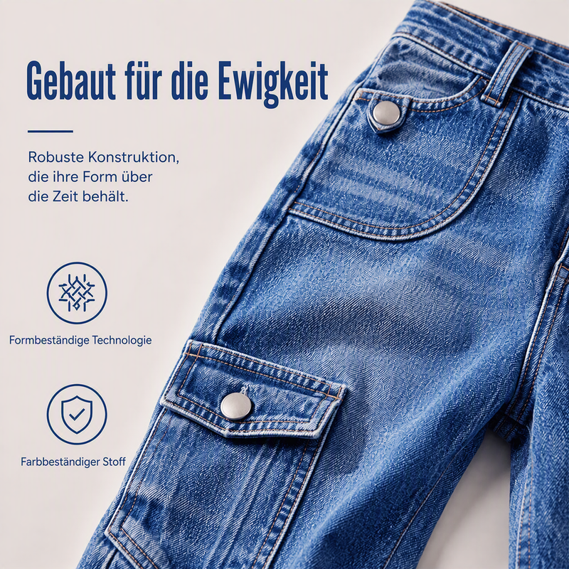 🔥50 % Rabatt 👖 Jeans-Cargo-Shorts – figurbetont & praktisch ✨