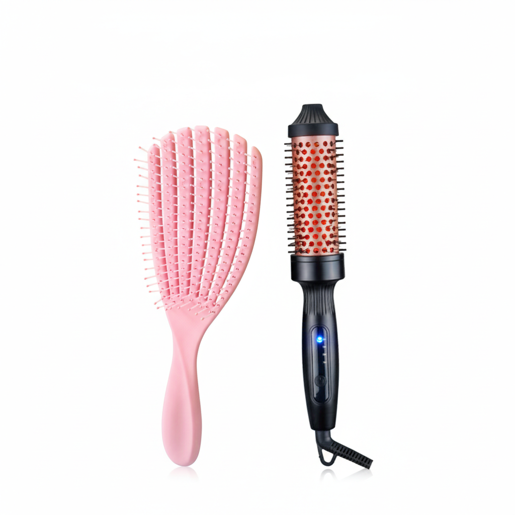 ⏳⏰Nur noch 4 Stunden Angebot💇‍♀️2-in-1 Haarstylingkamm für voluminöses Haar✨Volumen in wenigen Minuten