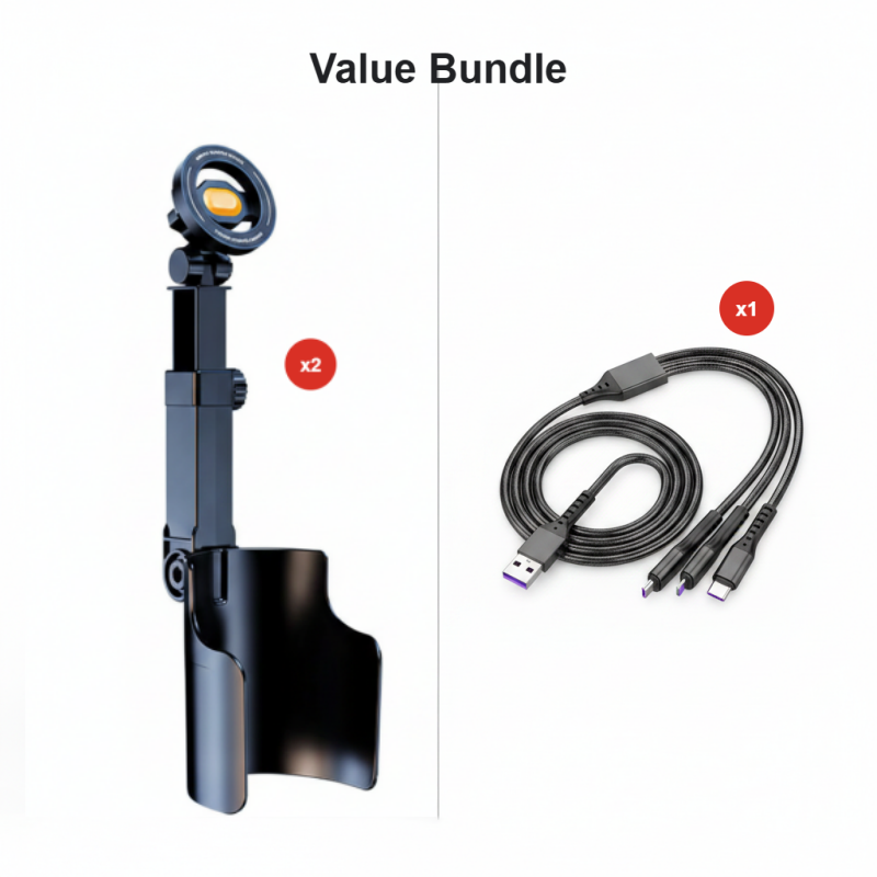 ⭐Neu eingetroffen 2026💥HEISSER VERKAUF🥳🧲Handyhalterung für Getränkehalter im Auto – 360° verstellbar, starker N52-Magnet, Einhandbedienung, passend für alle Handys, stabile Magnet- und Klemmhalterungen für sicheres Fahren