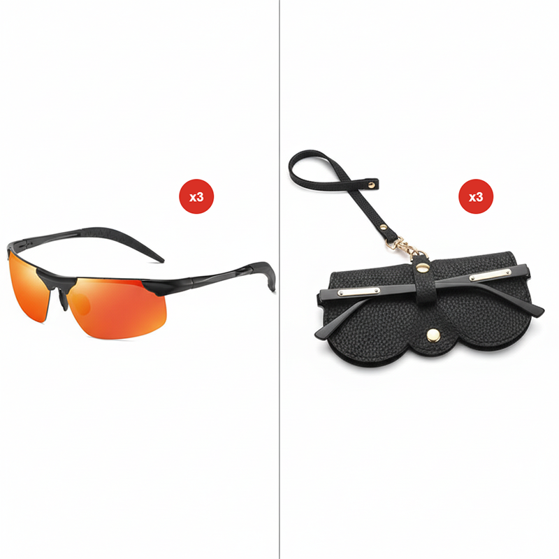 2026 Photochrome Sonnenbrille mit blendfreien polarisierten Gläsern
