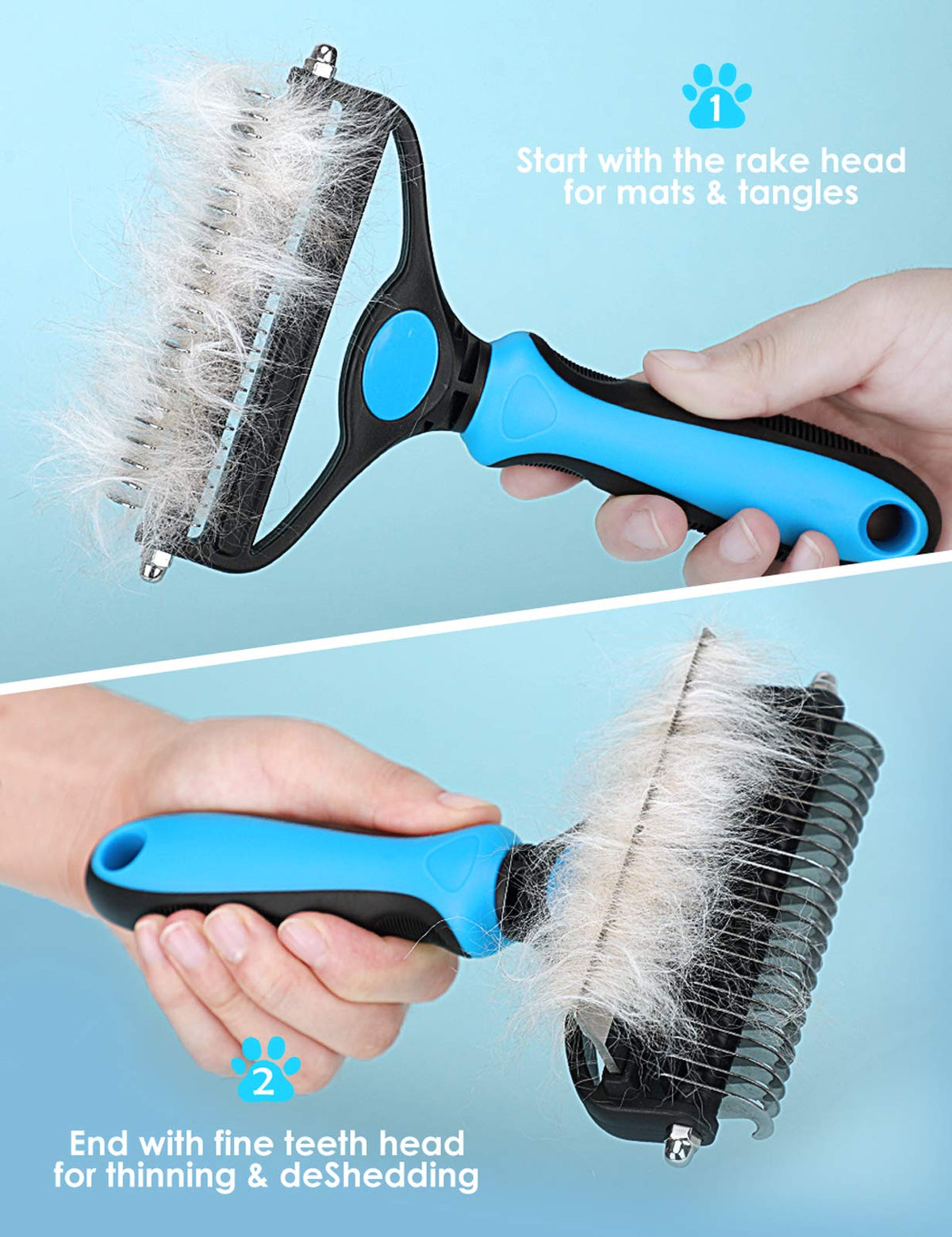 🐶 KAUFE 2, ERHALTE 1 GRATIS! 🐱 Professionelles Enthaarungs-Tool für Hunde & Katzen – Entfernt Lose Haare Effektiv, Sanft zur Haut & Einfache Reinigung 🧼