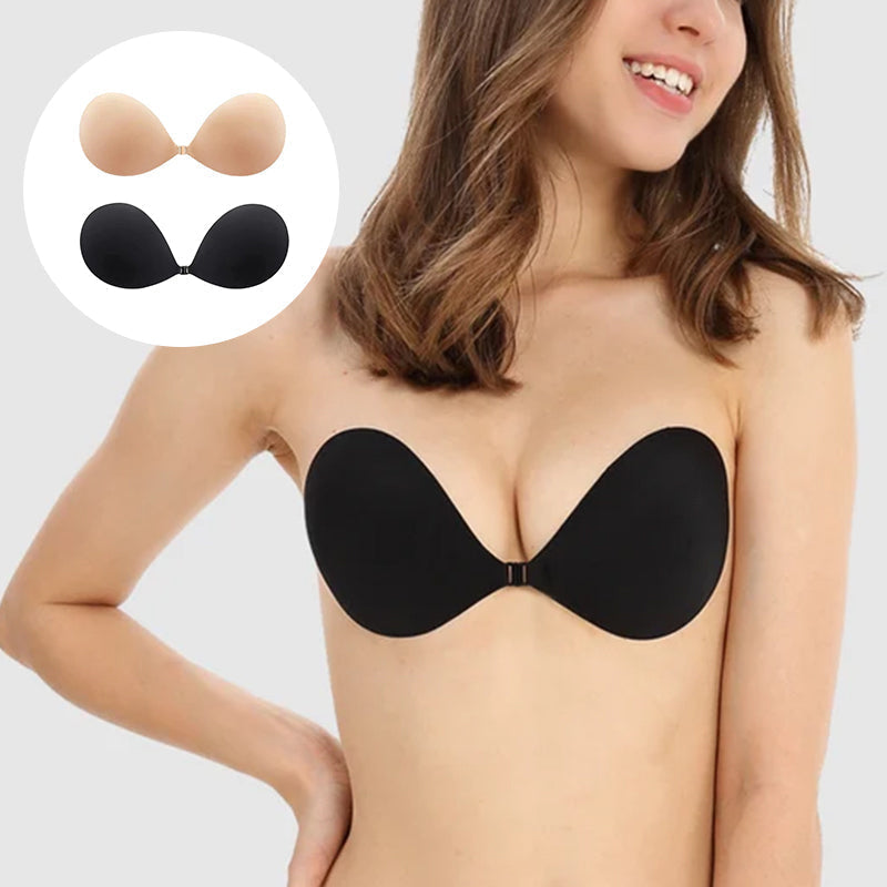 💗BUY 1 GET 1 FREE - 2 PAARE - 🎁Selbstklebende, unsichtbare BHs mit Raffungen