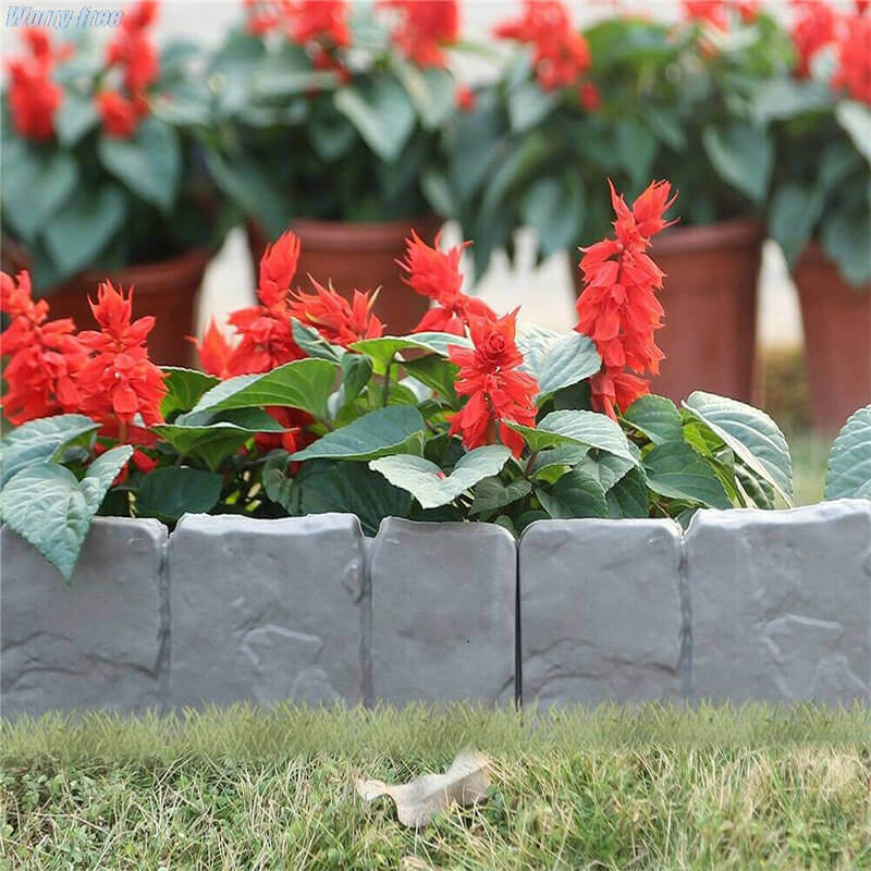 ⏰LIMITIERTES ANGEBOT: 50% RABATT! 🌿 Gartenzaun aus Kunststein – Wetterfest, Langlebig & Einfach zu Installieren 🏡