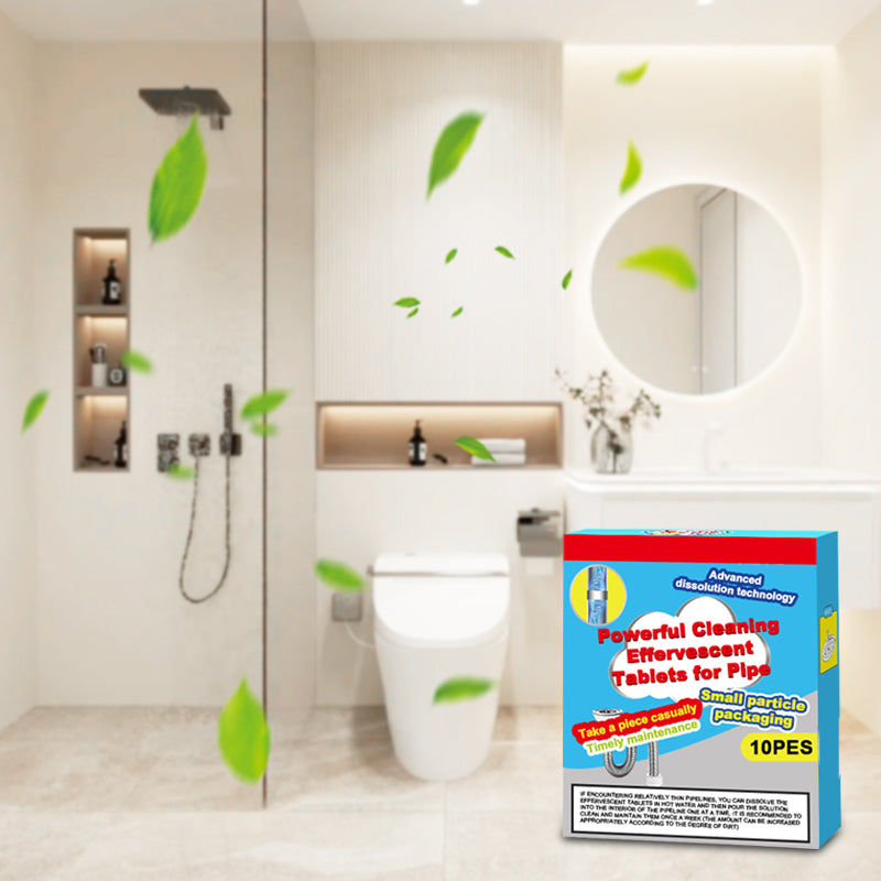 🔥50 % RABATT ❤️ Leistungsstarke Reinigungstabletten für Abflüsse – lösen schnell Haare und Fettablagerungen, entfernen unangenehme Gerüche und wirken antibakteriell für Waschbecken, Toilette und Bodenabläufe.