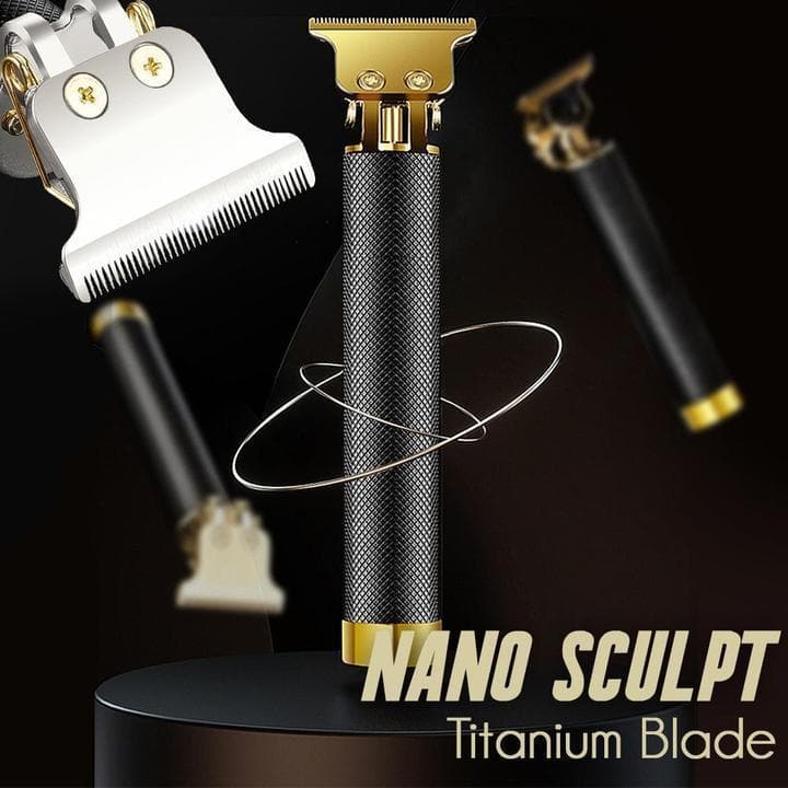 🎁Kabelloser Retro-Haarschneider | Nano-Titan-Klingen✂️ 4 Kammaufsätze🦾 Extrem leistungsstarker Motor