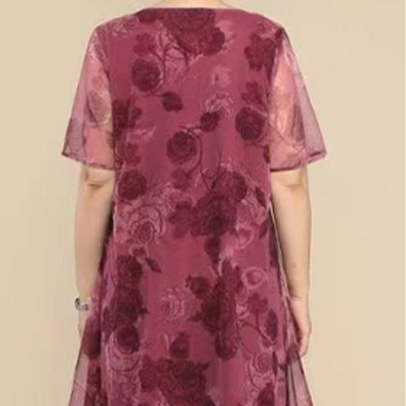 🌸 Elegantes Damenkleid mit Print lässig und leicht für den Alltag. ✨