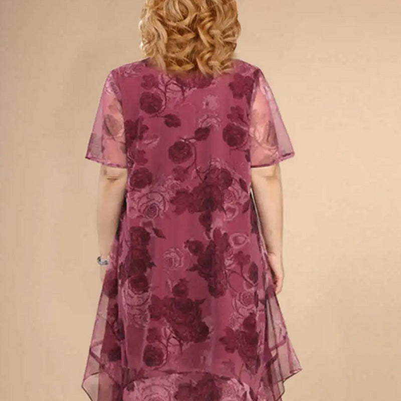 🌸 Elegantes Damenkleid mit Print lässig und leicht für den Alltag. ✨