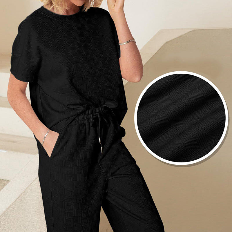🌷Frühling/Sommer Bestseller 🍃Begrenzte Zeit 49% Rabatt💥Damen Sommer 2-teiliger Hausanzug✨