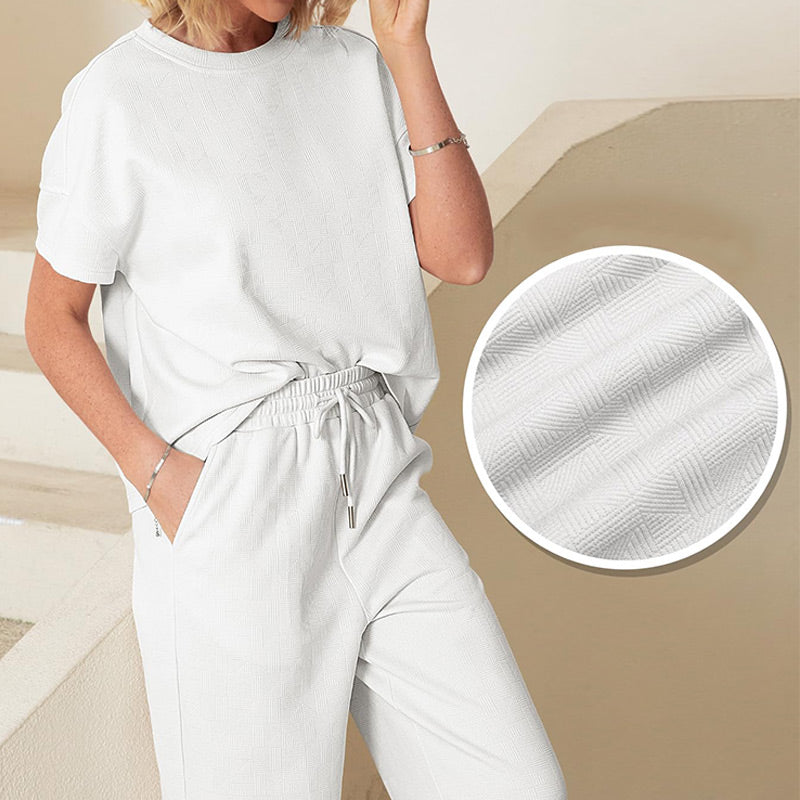 🌷Frühling/Sommer Bestseller 🍃Begrenzte Zeit 49% Rabatt💥Damen Sommer 2-teiliger Hausanzug✨