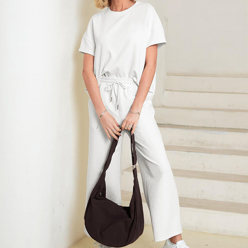 🌷Frühling/Sommer Bestseller 🍃Begrenzte Zeit 49% Rabatt💥Damen Sommer 2-teiliger Hausanzug✨
