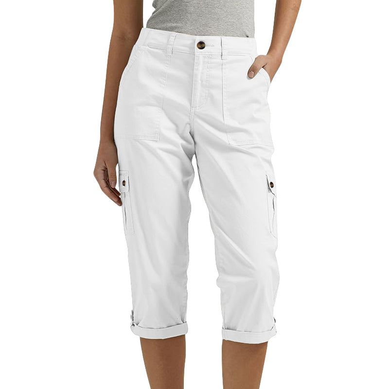 🔥 Hot Sale 🔥Hochelastische Freizeitshorts mit mehreren Taschen für Damen
