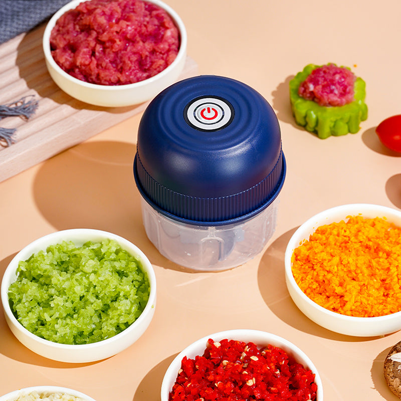 🔥 Elektrischer Food Chopper & Garlic Crusher – müheloses Zerkleinern von Knoblauch, Zwiebeln, Kräutern & mehr – in Sekunden