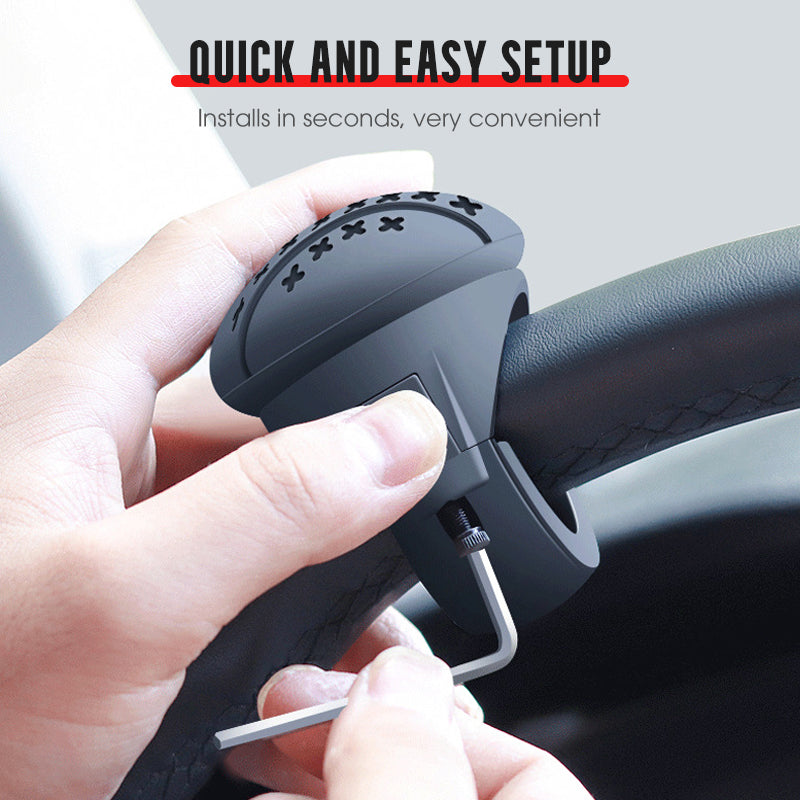 🚗 Heißer Verkauf 50 % Rabatt✨ Ergonomischer Lenkradknauf – rutschfestes Design für besseren Halt unter allen Umständen 🔧💫