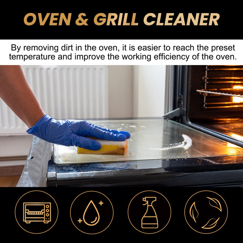 🧼 KAUFE 2, ERHALTE 1 GRATIS! 🔥 Backofen- & Grillreiniger – Löst Eingebranntes Fett, Geruchsneutralisierend & Ohne Schrubben ✨
