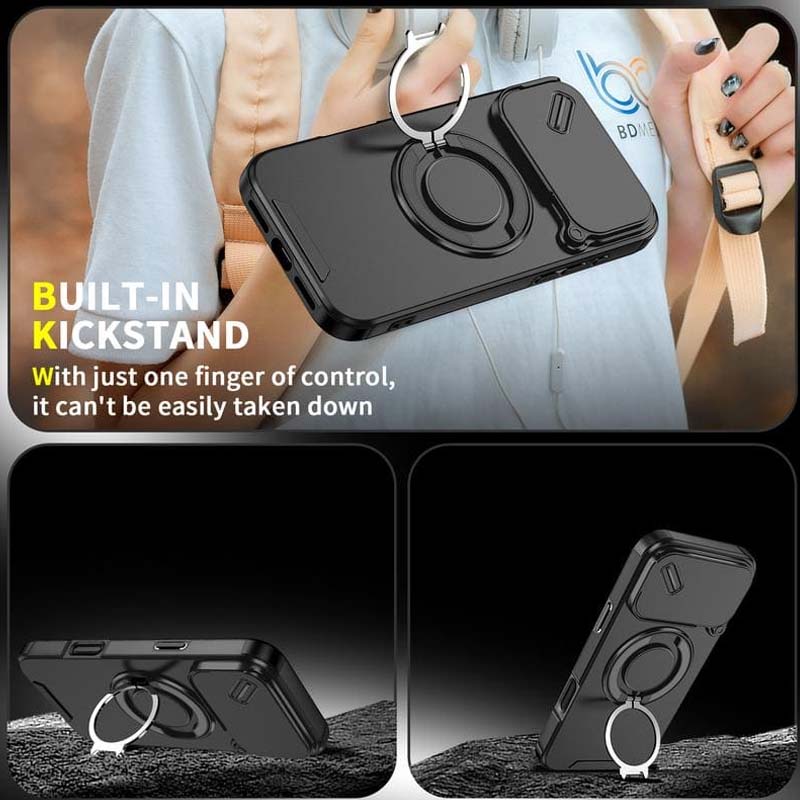 🔥 LETZTER TAG DER AKTION – 50 % RABATT 🔥 Magnetische Handyhülle mit Ringständer für iPhone