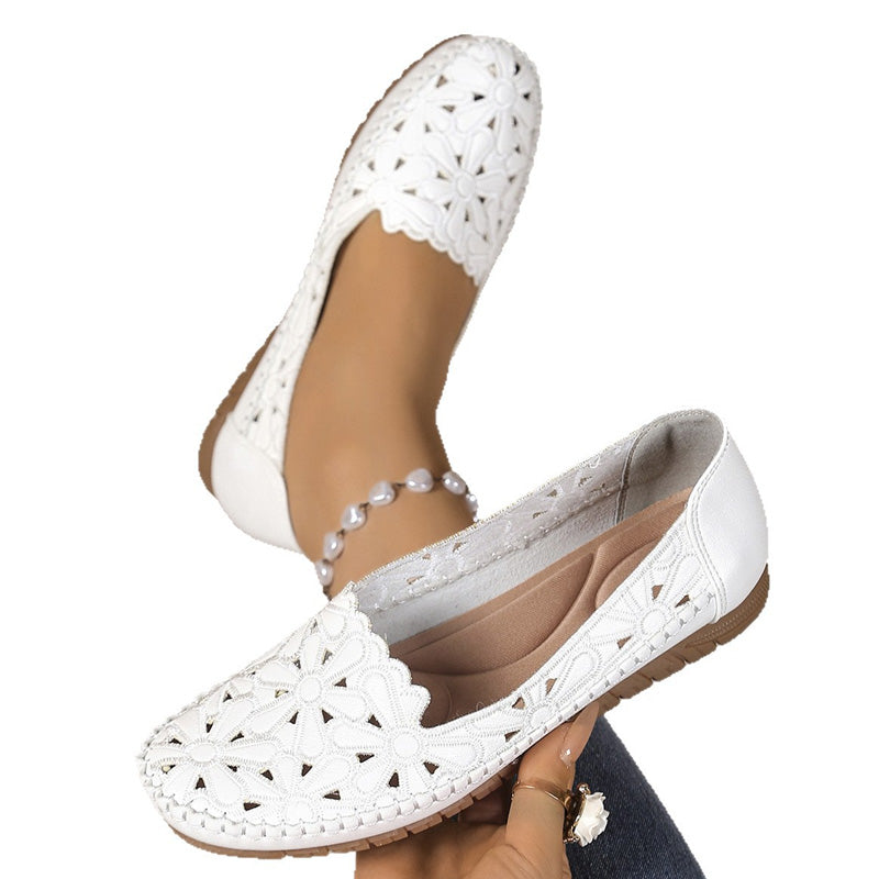 🔥Letzter Tag des Schlussverkaufs: 50 % Rabatt – Bequeme, leichte und elegante orthopädische Damenschuhe mit offenem Design.