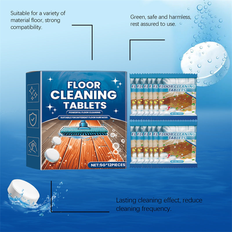📢Drei zum Preis von zwei, 82 % Rabatt❗️❗️Brausetabletten für die Bodenreinigung 🌊Mühelos und einfach – der perfekte Helfer beim Putzen🌿