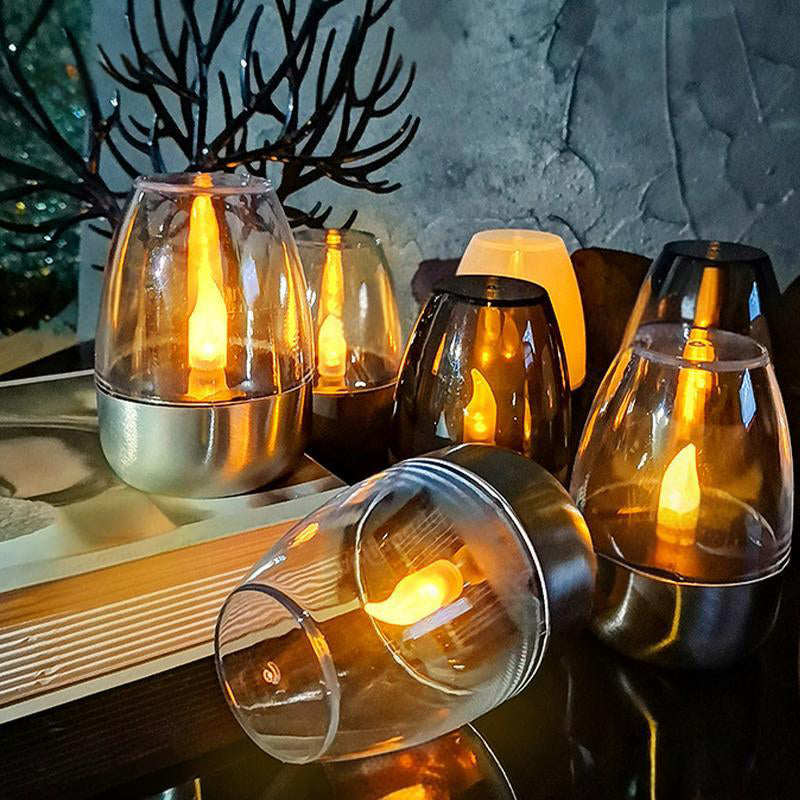 🕯️🌞 Solar-Kerzenlicht – wetterfest, stimmungsvoll für Garten & Terrasse. ✨💡 2+1 GRATIS!