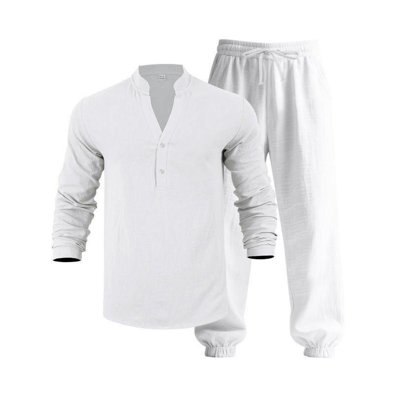 Herren-Freizeit-Set, 2-teilig: Oberteil und Hose