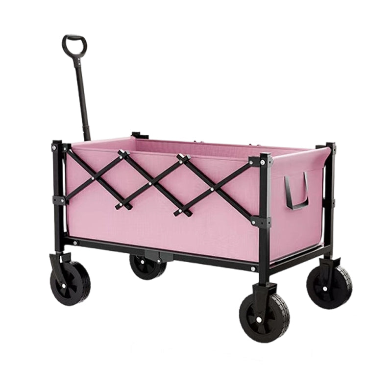 📢 50% RABATT! ⏰ Faltbarer Transportwagen mit Rädern – Robuster Stahlrahmen, 80 kg Traglast, für Strand, Camping & Garten