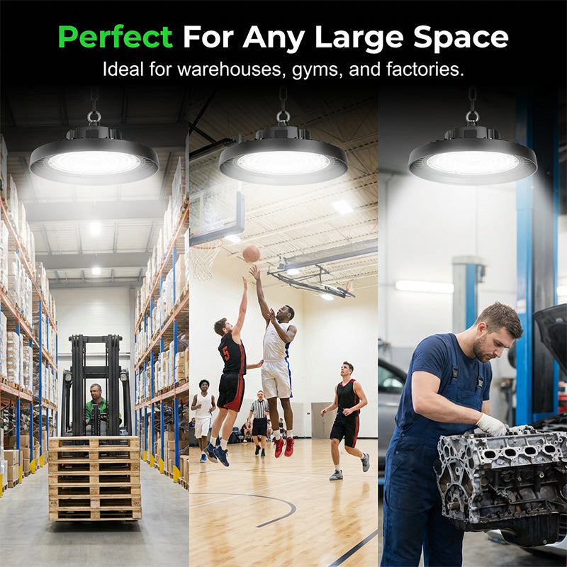 💡🏭 Robuste UFO-LED-Hochregallampe 🔧⚡ – Hohe Helligkeit, spart 70% Energie, ideal für Lager & Werkstätten. 5 Jahre Garantie, sofort lieferbar. Preis-Leistungs-Sieger!