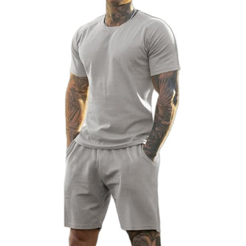 2-teiliges Set aus Sport-T-Shirt und Shorts für Herren