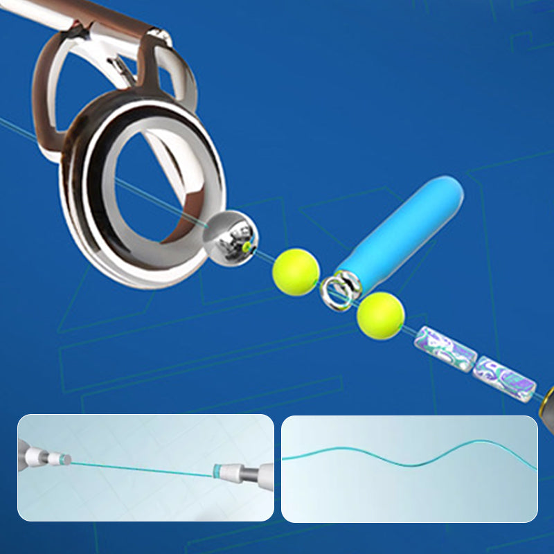 🔥🎁 2+1 GRATIS!! 🥳🐟 Angelschnurset mit automatischer Tiefensuche – Einfach & Schnell einsatzbereit! 🎣💨