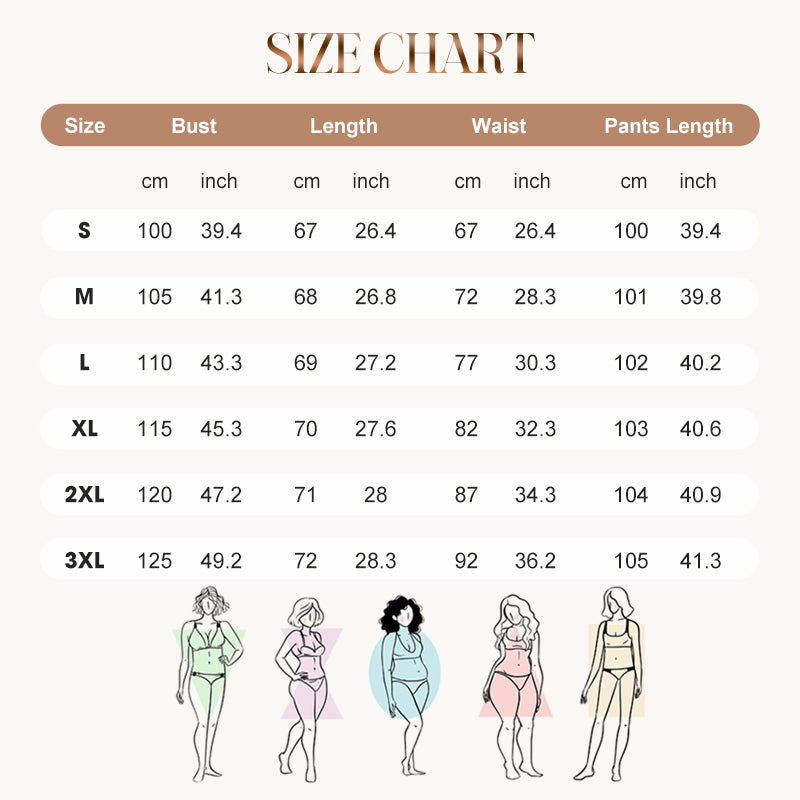 Set aus Damenbluse mit V-Ausschnitt und bedruckter Hose mit weitem Bein