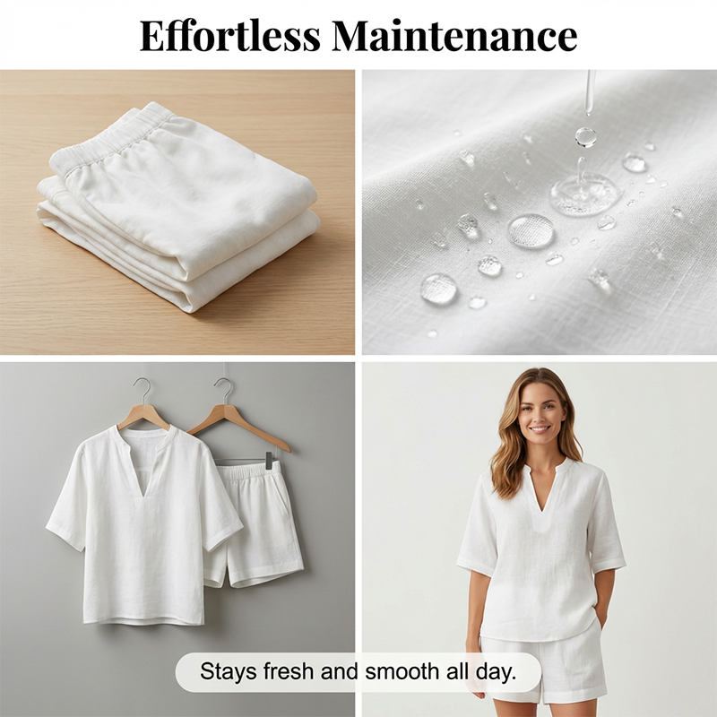 🔥 SOMMER DEAL: -50% 💫 Damen 2-teiliges Set 👚 V-Ausschnitt Top + Shorts – weich, leicht & super komfortabel 🌿