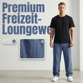 Lässige Jacquard-Strickhose für Herren