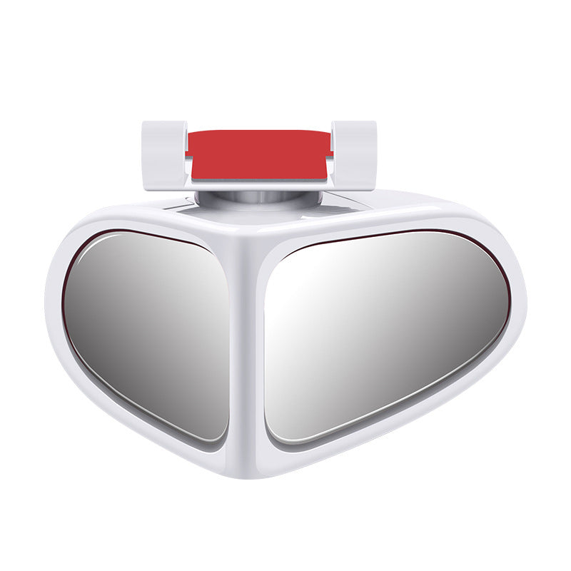 🚗 Doppel Spiegel für toten Winkel – 360° drehbar, HD Glas, wetterfester Kleber – simultane Sicht auf Vorder- & Hinterräder – für sicheres Parken & Spurwechsel