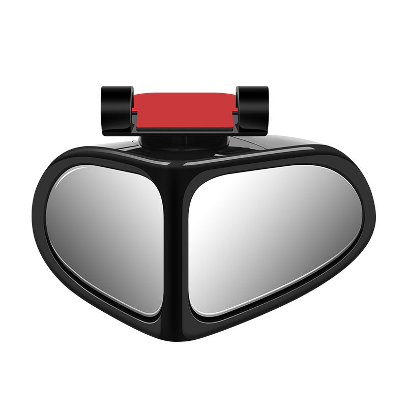 🚗 Doppel Spiegel für toten Winkel – 360° drehbar, HD Glas, wetterfester Kleber – simultane Sicht auf Vorder- & Hinterräder – für sicheres Parken & Spurwechsel