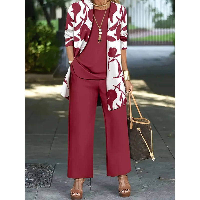 💃🔥 Kostenloser Versand💥 Damen 3-teiliges Outfit Set – lässig, bequem & perfekt für jeden Tag ✨