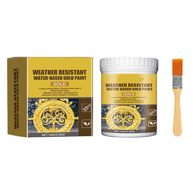 2 kaufen, 1 gratis! ✨ Wetterfeste, wasserbasierte Goldfarbe