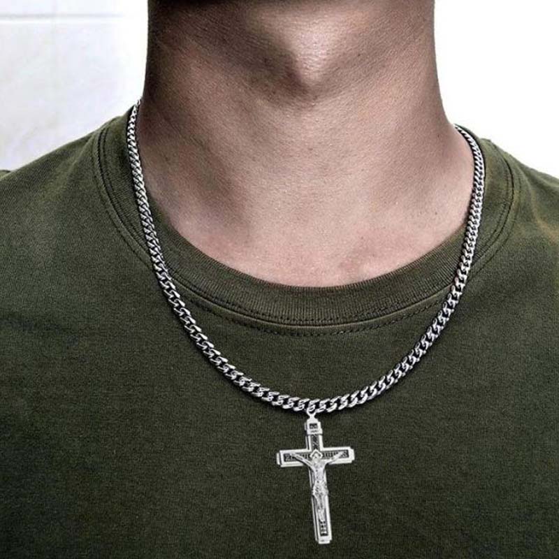 ✝️ 50 % RABATT! ⏰ Zartes, zeitloses Kreuz-Halsband – Feine Handwerkskunst, Edelstahl & dezenter Glanz – perfekt für den Alltag oder als bedeutungsvolles Geschenk 💛