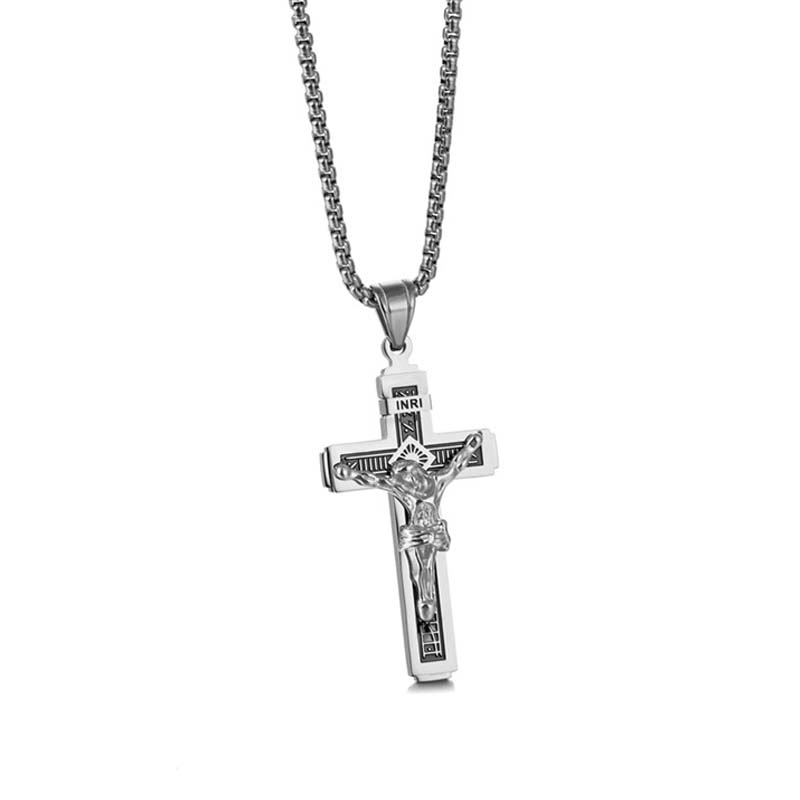 ✝️ 50 % RABATT! ⏰ Zartes, zeitloses Kreuz-Halsband – Feine Handwerkskunst, Edelstahl & dezenter Glanz – perfekt für den Alltag oder als bedeutungsvolles Geschenk 💛