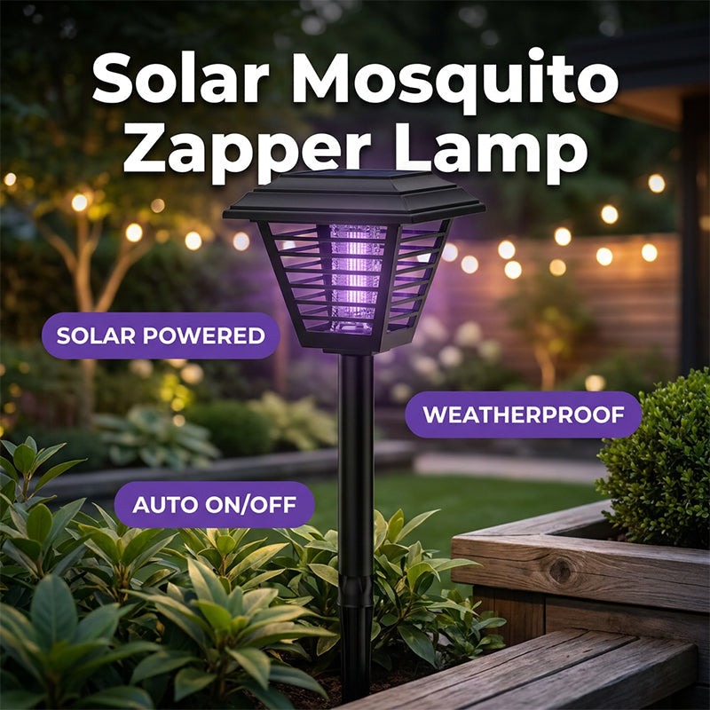 🌞Solar 2-in-1 Mückenvernichter, Wetterfest & Energiesparend