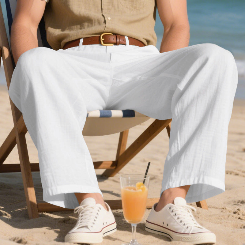 Herren Freizeithose mit lockerer, gerader Passform
