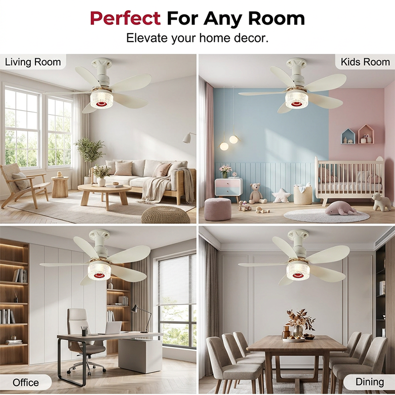 💡🔊 3-in-1 Deckenventilator mit Lampe & Bluetooth-Lautsprecher | Multifunktional & Praktisch