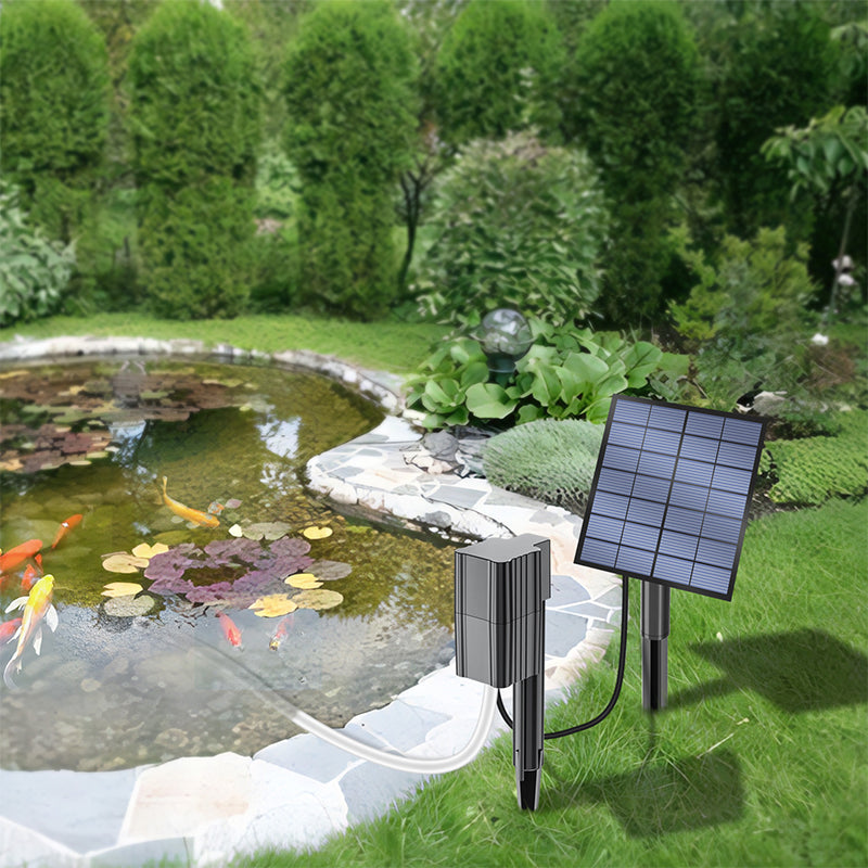 🐟Solar-Teichbelüfter mit Luftpumpe